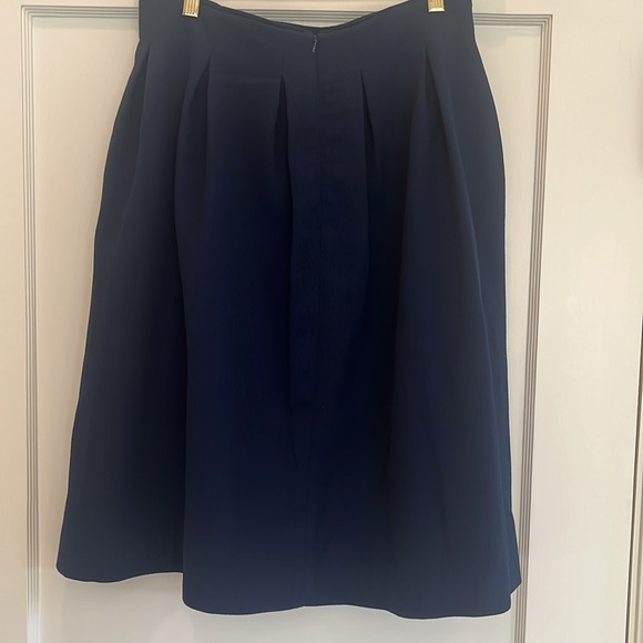 Black Halo Navy Skirt - Picture 7 of 7